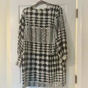 Richard Allen & H&M black and white Long Sleeves dress